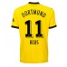 Cheap Borussia Dortmund Marco Reus #11 Home Football Shirt Women 2023-24 Short Sleeve